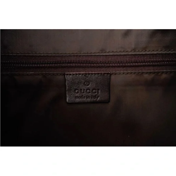 Gucci Dark Brown Leather Shoulder Bag - Picture 14 of 16